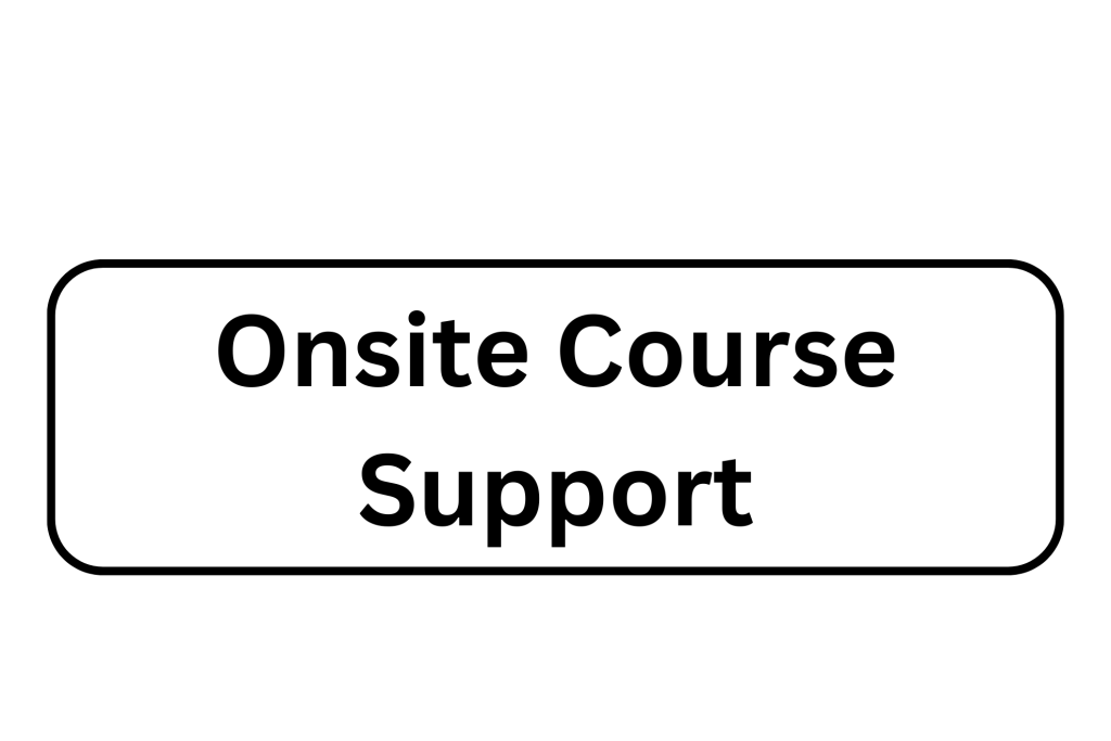Link to 'Onsite Course Support' section